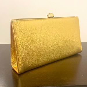 Vintage Large Gold Clutch